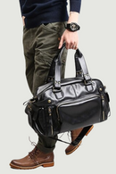 Male Travel Duffle Bag High Quality Leather Retro Sport Fitness Training Luggage Handbag For Man Crossbody Shoulder Bags