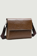 Men Leather Handbag Shoulder Bags Male Business Casual Crossbody Bag Multifunctional Solid Messenger Bag Purse