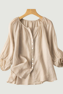 Women Summer Shirt Elegant Casual Solid Tops