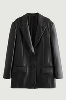 Women Leather Jacket Coat Long Women's Jacket Outwear Lady Coat Female Leather Suit Blazers