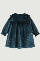 Christmas Dress for Girls Long Sleeve Baby Red Dresses Sisters Velvet Princess Clothes Cotton Sundress Kid Spanish