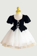 Girls Velvet Spanish Princess Dress for Baby Elegant Wedding Dresses Kids Vintage Ball Gown Children 1st Birthday Party