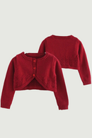 Kids Cardigan Autumn Spring Girl Cotton Sweater Children Clothes Cardigan Solid Lovely Long Sleeve Knitwear