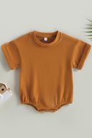 Toddler Infant Boys Girls Clothing Newborn Baby Summer Jumpsuit Playsuit Casual Solid Loose Short Sleeve Romper