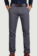 Summer Thin Men trousers Casual Pants Cotton Straight Fit Trousers Men Black Pants