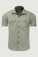 Men Tactical Shirts Summer Solid Casual Cotton Short Sleeves Men Military Outdoor Mountaineering Short Sleeve Shirts