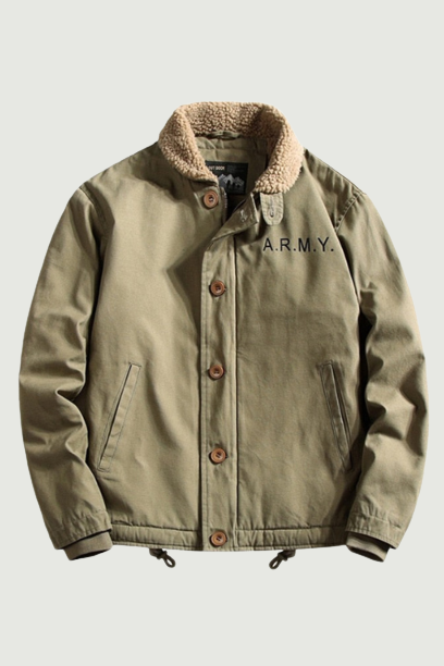 Vintage Winter Jacket Men Thick Warm Cashmere Liner Parka Male Outdoor Windbreaker Military Bomber Jackets