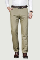 Spring Plaid Casual Pants Mens Straight Black Suit Pants Trousers For Men