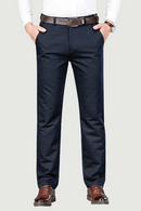 Spring Plaid Casual Pants Mens Straight Black Suit Pants Trousers For Men