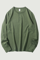 Men Spring Fall Solid Simple Basic Pullover Casual Loose Bottoming Tops