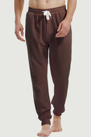 Vintage Sports Sweatpants Spring Autumn Cotton Brown Joggers Fitness