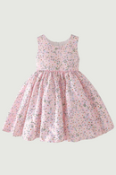 Princess Summer Dress for Kids Girl Children Sleeveless Floral Sundress Toddlers Bowknot Ball Gowns Infant Frocks