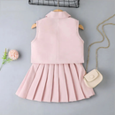 Princess Girls Clothes Suit Tutu Skirt+Tops+TShirt 3Pcs Princess Clothing 3-8 Yrs Wedding Birthday Pageant Classic Girl Suit