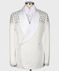 Tuxedos Slim Fit Shawl Lapel Male Prom Blazers 2 Pieces Sets