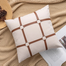 Designer Horse Head Patched Pillow Cover Man Cave Decoration Throw Cushion Pillowcase For Couch Sofa Square