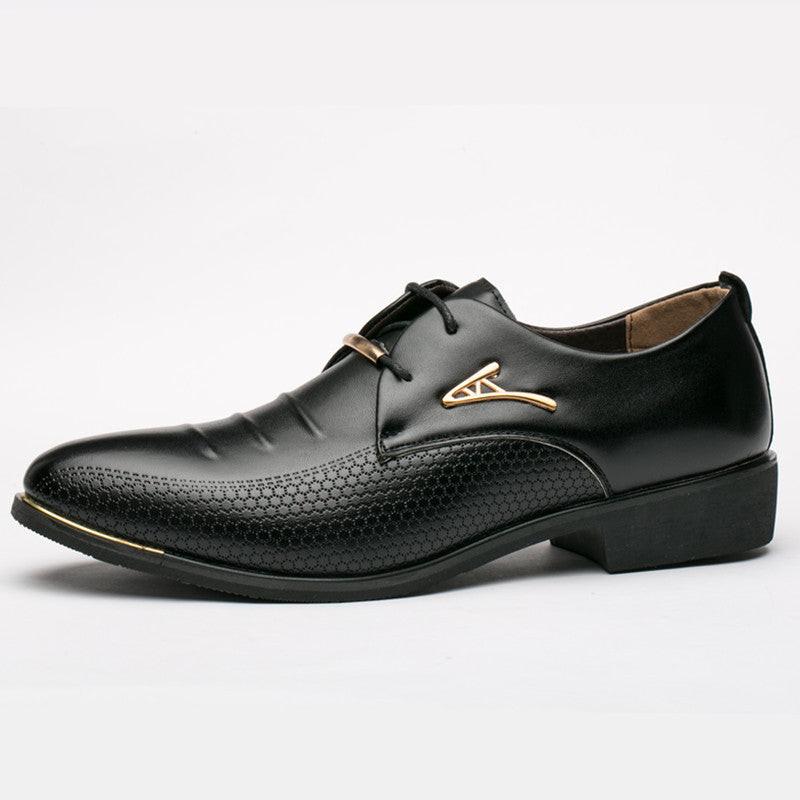 Robe d'affaires hommes chaussures classique en cuir hommes costumes chaussures sans lacet robe chaussure hommes Oxfords