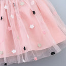 Cute Girls Dress Infant Baby Girls Kids Dresses Princess Dress Gauze Star Denim Outfits Clothing Summer Kids Girls Clothes