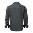Mens Cotton Linen Shirts Stand Collar Retro Slim Shirts For Men Soft Long Sleeve Spring Autumn Male Shirt