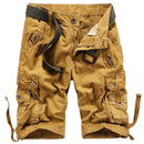 Summer Shorts Section Denim Shorts Men Cotton Short Fat Increase Young Men Bags Overalls