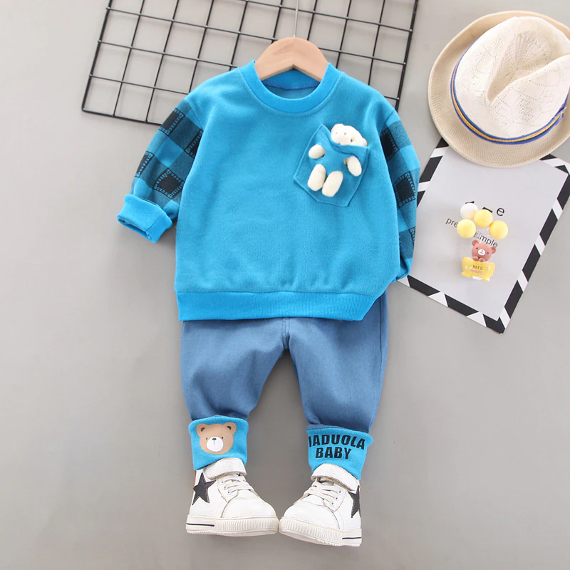 Baby boy clothes summer 2-piece cotton vest short-sleeve shorts suits for boys casual suits children's clothes baby suit