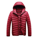 Autumn and Winter Down Jacket Men White Duck Down Hooded Sports Casual and Warm Clothes Coat