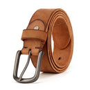 Leather belts for men jeans Do old rusty black buckle retro vintage mens male cowboy belt ceinture