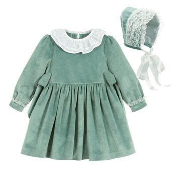 Spring Kids Girls Spanish Princess Dress Child Spain Dresses Baby Girl Gown