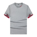 Elastic Men T-Shirt O-Neck Short Sleeve Men T Shirt for Clothing T Shirt Men Top