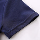 Boys Outfits Cute Cartoon Whale Pattern T-Shirts and Striped Summer Shorts Set for Kids Clothes Beach Suit