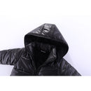 Little Boys Girls Winter Coats Solid Warm Thicken Cotton Removable Hooded Jacket for Kids Clothing Baby Wear