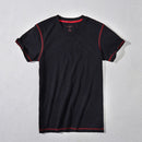 Men Simple Casual  Cotton Soft Round Neck Slim Fit Tees