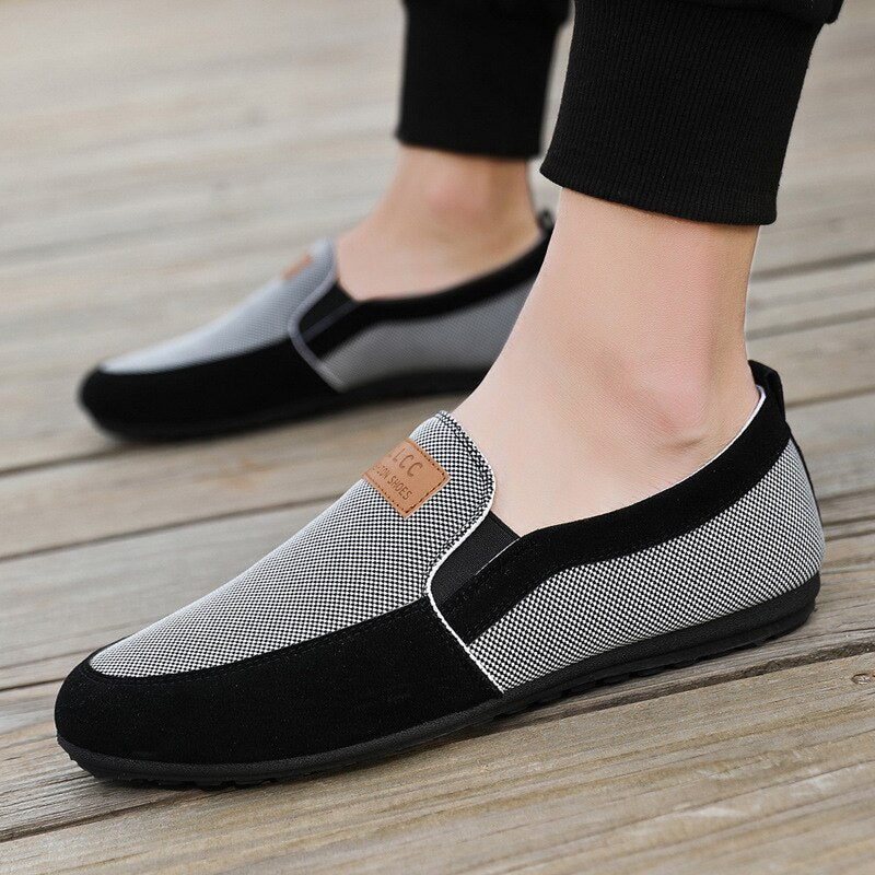 Men Casual Shoes Spring Autumn Canvas Trend Versatile Student Loafers Shoes