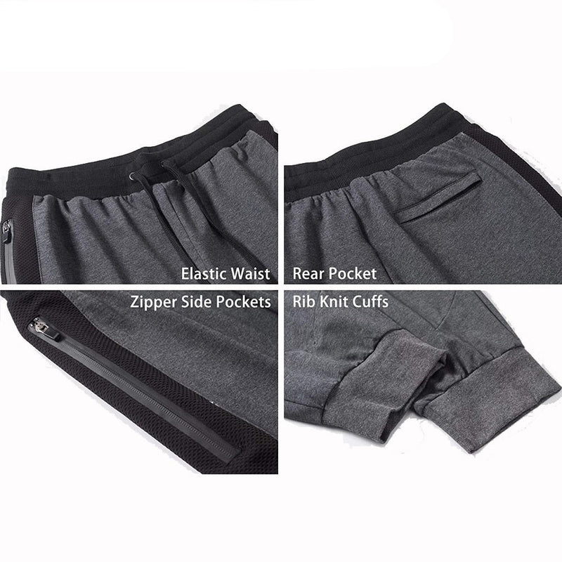 Summer Mens Cotton Shorts Running Workout Joggers Sweatpants