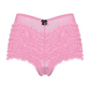 Adult Sexy Sissy Underwear Lace Ruffle Dance Shorts Elastic Waist Translucent Boxer Shorts Lingerie Crossdressing Paneities