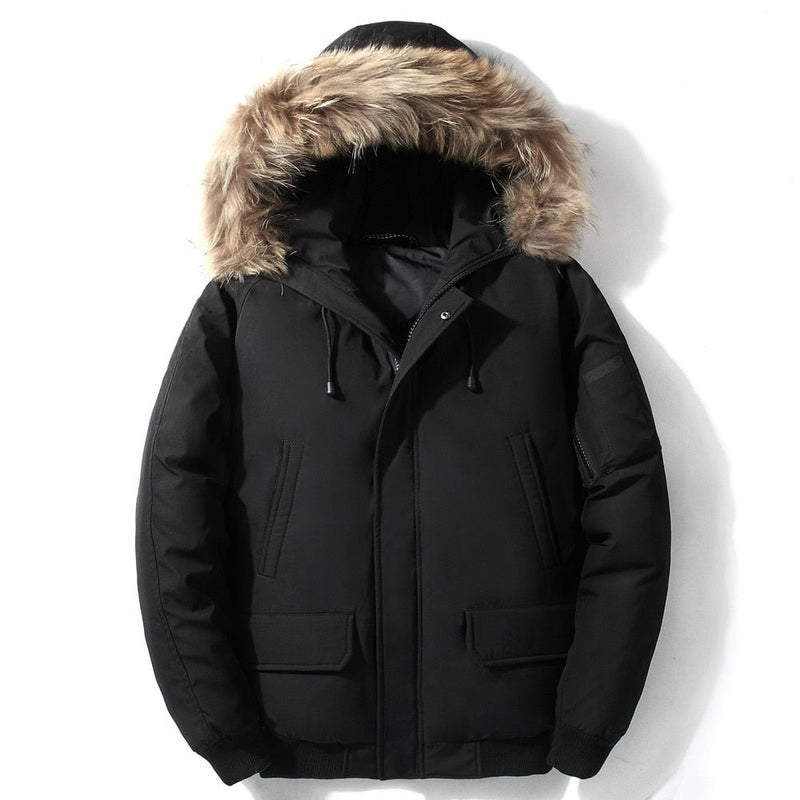 Men Duck Thick Down Jacket Men Coat Snow Parkas Male Warm Clothing Winter Outerwear