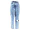 High Waist Mom Jeans Women`s Denim Harem Pants Trousers Jeans For Women