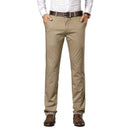 Mens Autumn And Winter High Waist Straight Trousers Middle-Aged Loose Stretch Business Casual Pants