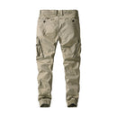 Cargo Pants For Men Multi-Pocket Sport Outdoor Tracksuit Casual Slim Fit Handsome Male Trousers