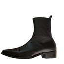 Rock Pointed Toe botines hombre Knight wedge personalize Motor High Boot handmade botas