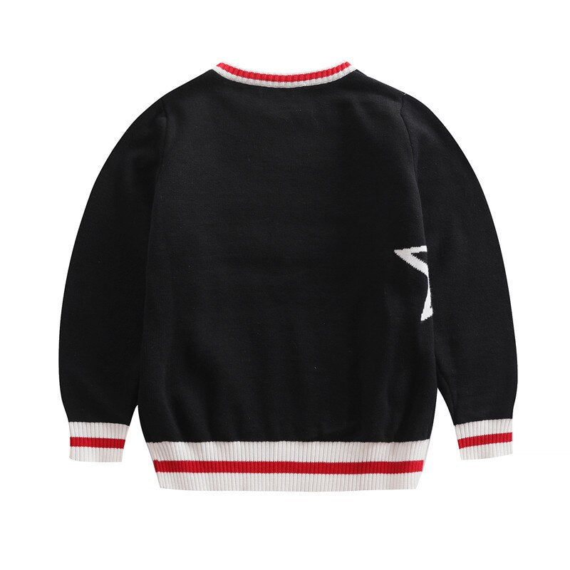 Kids Cardigan Child Sweaters Boys Knitwear Tops Children Girl Pullover Knit Sweater Outfits Jumper Christmas Clothes