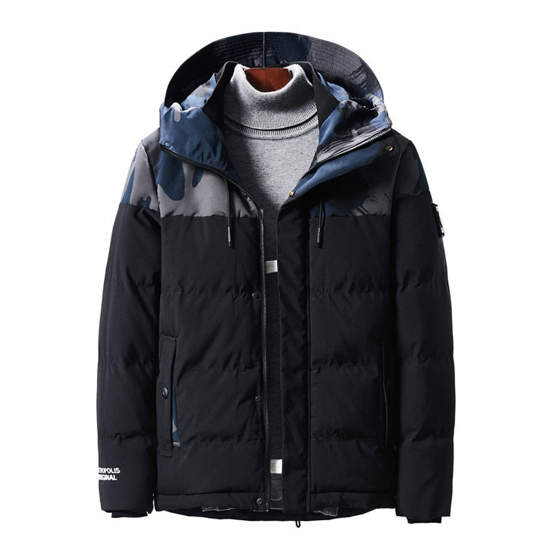 Men Coats Winter Jacket Men Slim Military Camouflage Outwear Warm Coat Top Clothing Casual Men