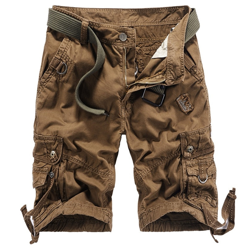 Summer Shorts Section Denim Shorts Men Cotton Short Fat Increase Young Men Bags Overalls