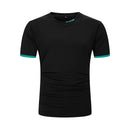 Elastic Men T-Shirt O-Neck Short Sleeve Men T Shirt for Clothing T Shirt Men Top