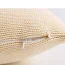 Solid Cushion Cover Knit Pillow Cover Blue  Mustard Yellow Grey Pink Pillow Case 45cm*45cm Home decoration For sofa Bed