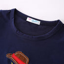 Boys Outfits Cute Cartoon Whale Pattern T-Shirts and Striped Summer Shorts Set for Kids Clothes Beach Suit