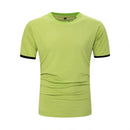 Elastic Men T-Shirt O-Neck Short Sleeve Men T Shirt for Clothing T Shirt Men Top