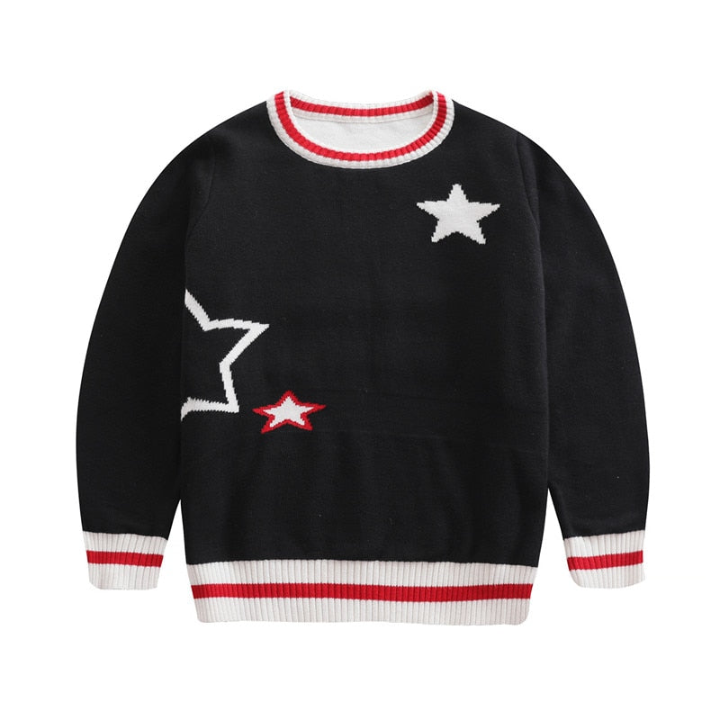 Kids Cardigan Child Sweaters Boys Knitwear Tops Children Girl Pullover Knit Sweater Outfits Jumper Christmas Clothes