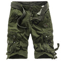 Summer Shorts Section Denim Shorts Men Cotton Short Fat Increase Young Men Bags Overalls