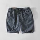 Summer Men High Quality Cotton Cargo Shorts Sport Jogger Simple Loose Solid Zipper