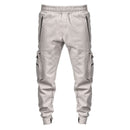 Autumn Cargo Pants Men Casual Pants Slim Legs Outdoor Running with Multiple Pockets Sweatpants